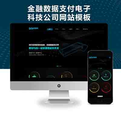 PBOOTCMS响应式刷卡pos机金融数据支付电子科技公司网站模板源码下载(自适应手机端)