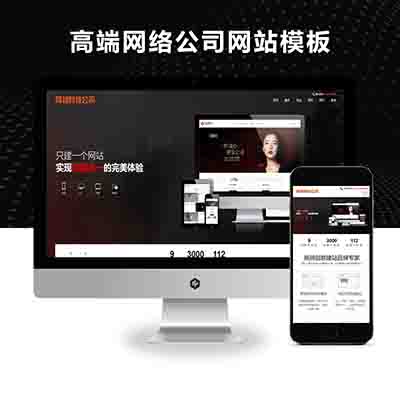 pbootcms网站建设类模板响应式高端网络公司网站源码下载
