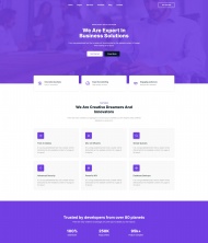 HTML5商务解决方案企业网站模板